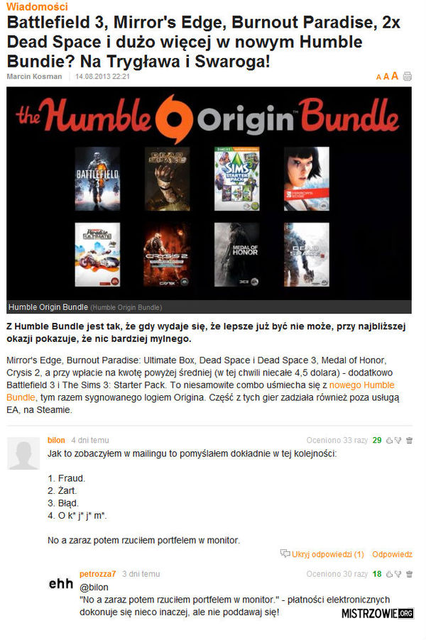 Humble Origin Bundle –  
