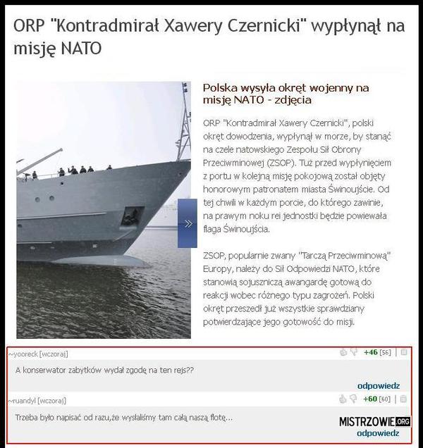 ORP &quot;Kontradmirał Xawery Czernicki&quot; –  