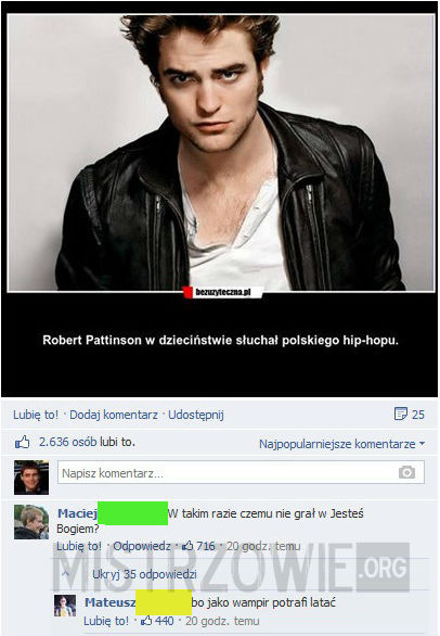 Robert Pattinson –  