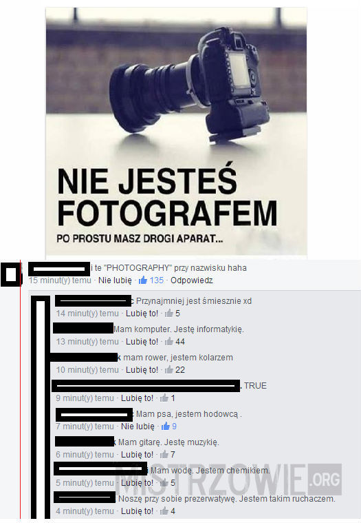 Nie jesteś fotografem –  