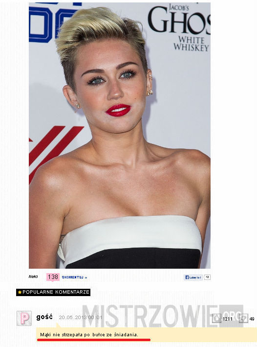 Miley Cyrus –  
