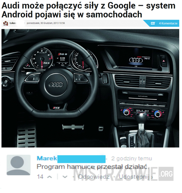 Android w samochodach –  