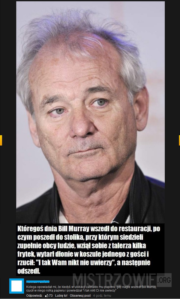 Bill Murray –  