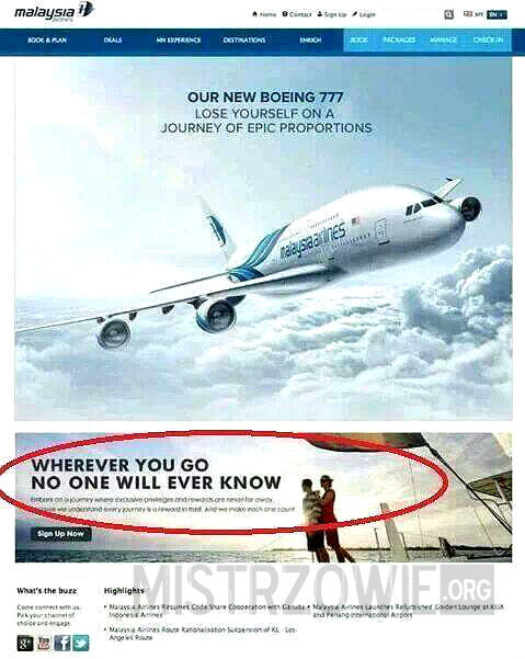 Apropos zaginionego Boeinga :D –  