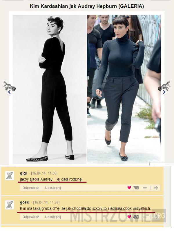 Kim vs. Audrey –  