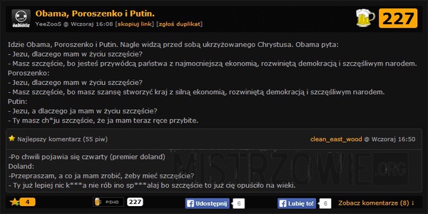 Obama, Poroszenko, Putin i... –  