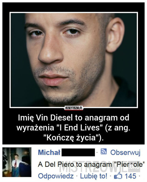 Vin Diesel –  