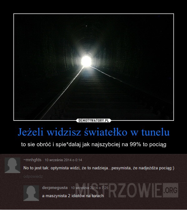 Światełko w tunelu –  