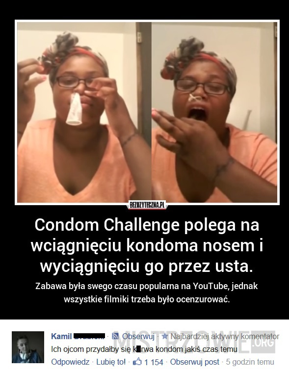 Condom Challenge –  
