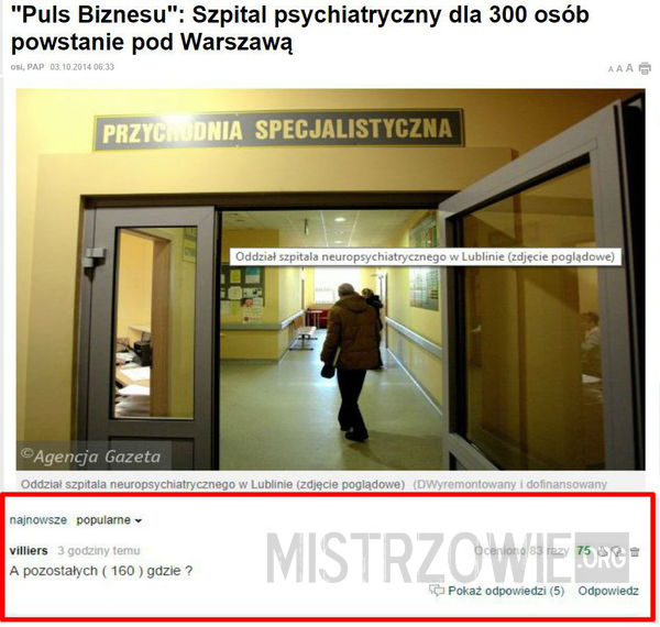 Szpital psychiatryk –  