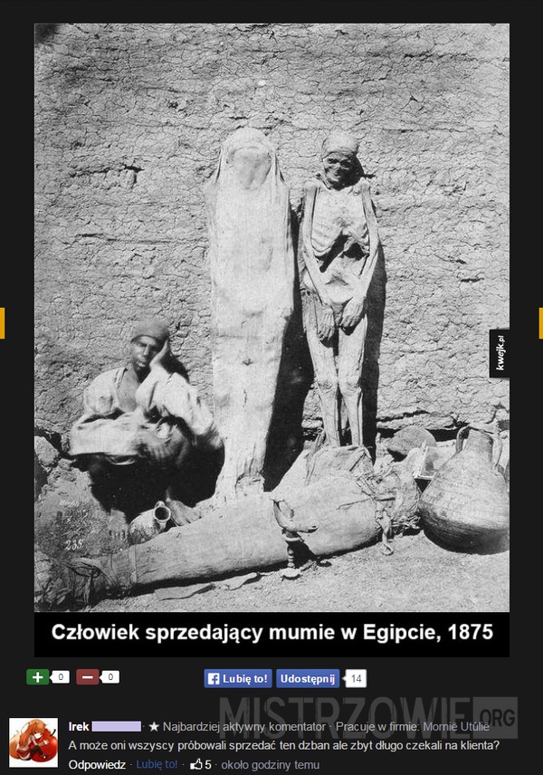 Sprzedawca mumii –  