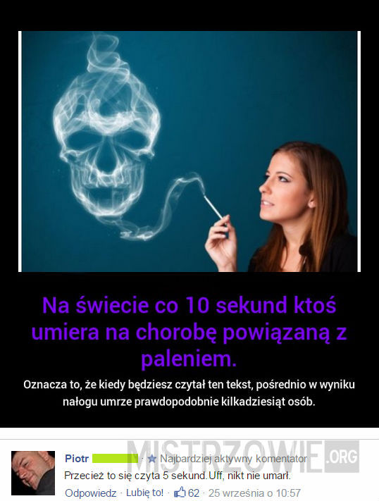 Choroba powiązana z paleniem –  