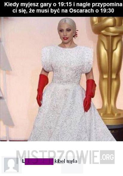 Lady Gaga na rozdaniu Oscarów –  