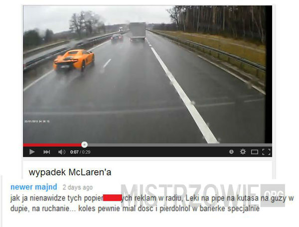 Wypadek McLarena –  