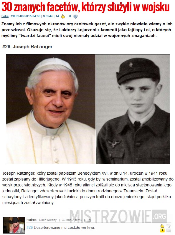 Joseph Ratzinger –  