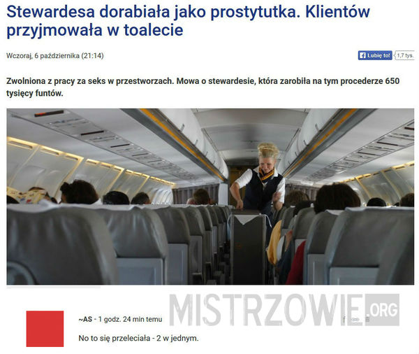 Stewardesa –  