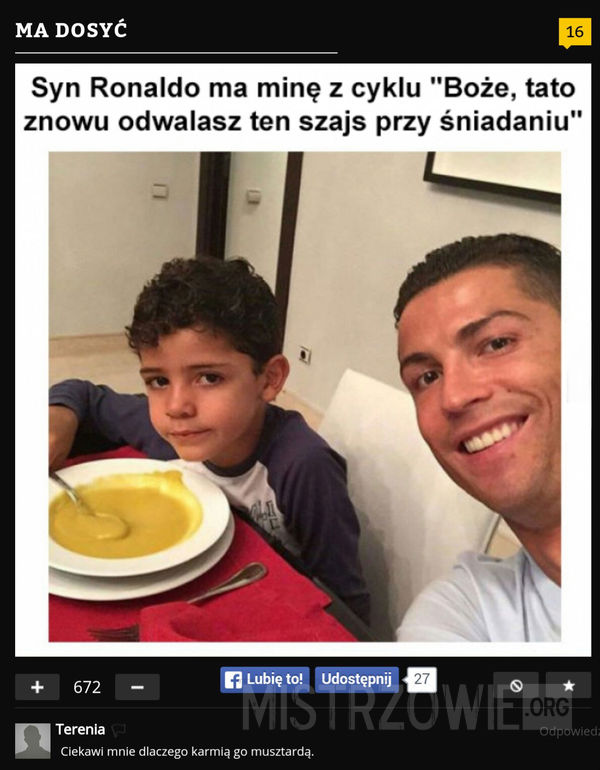 Śniadanie u Ronaldo –  