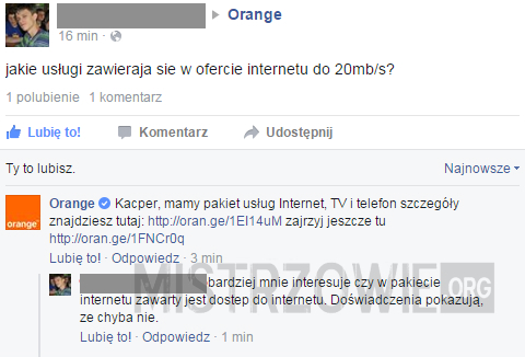 Internet z orange –  