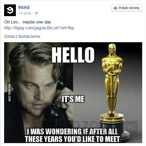 Oh Leo... Maybe one day... –  