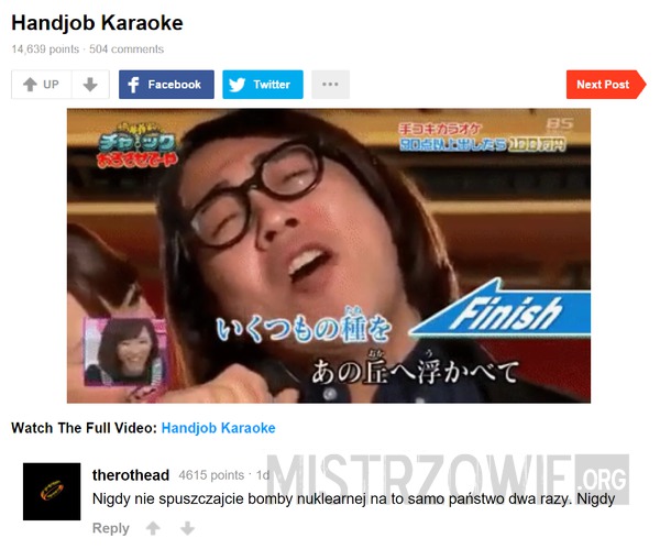 Handjob + Karaoke = Japonia –  