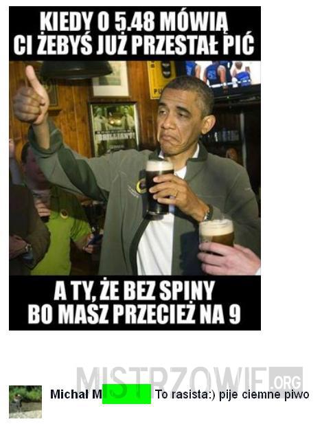 Obama i piwo –  