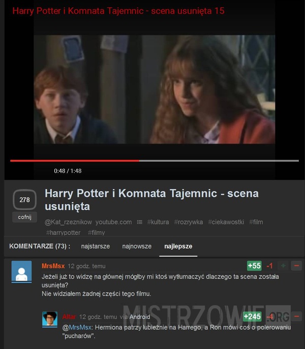 Harry Potter i polerowanie pucharów –  