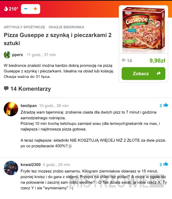 (Tania) pizza –  