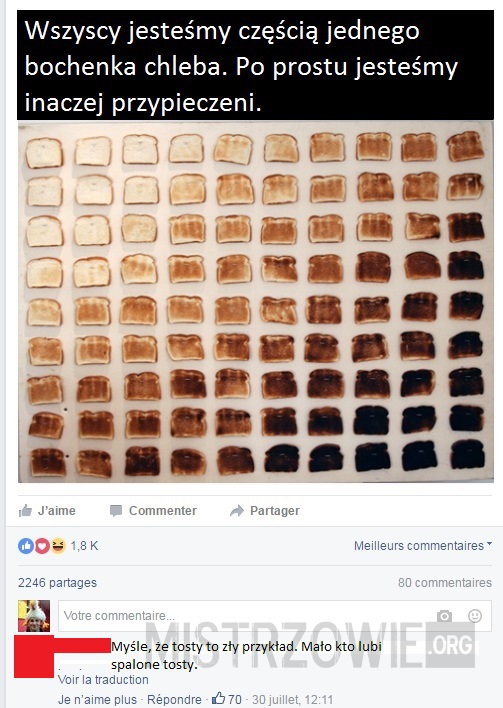 Chleb a Rasizm –  