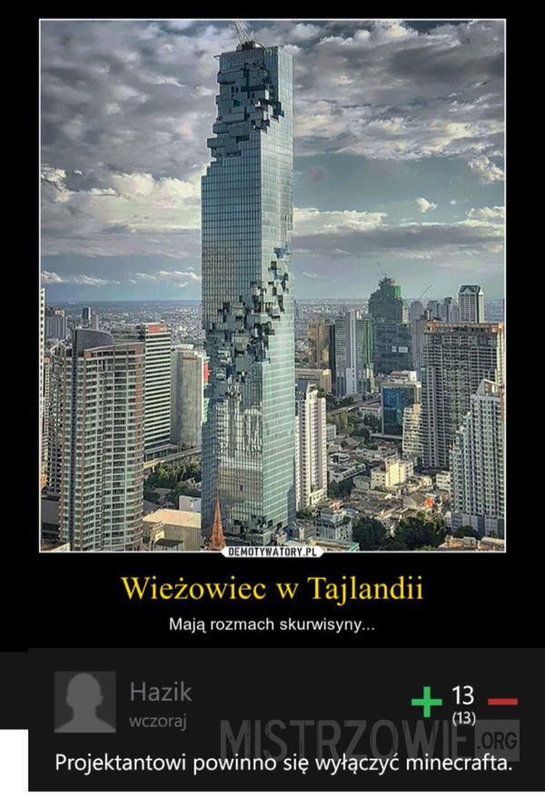 Wieżowiec w Tajlandii –  