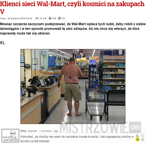 Klienci sieci Wal-Mart –  