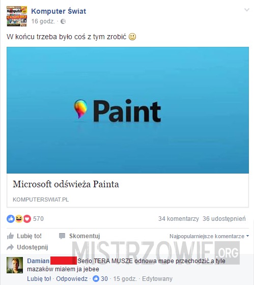 Microsoft odświeża Painta –  
