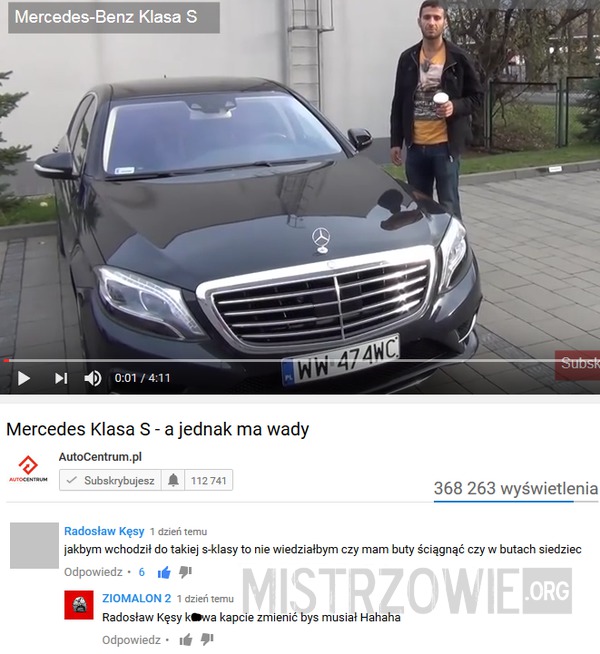 Mercedes klasy S –  