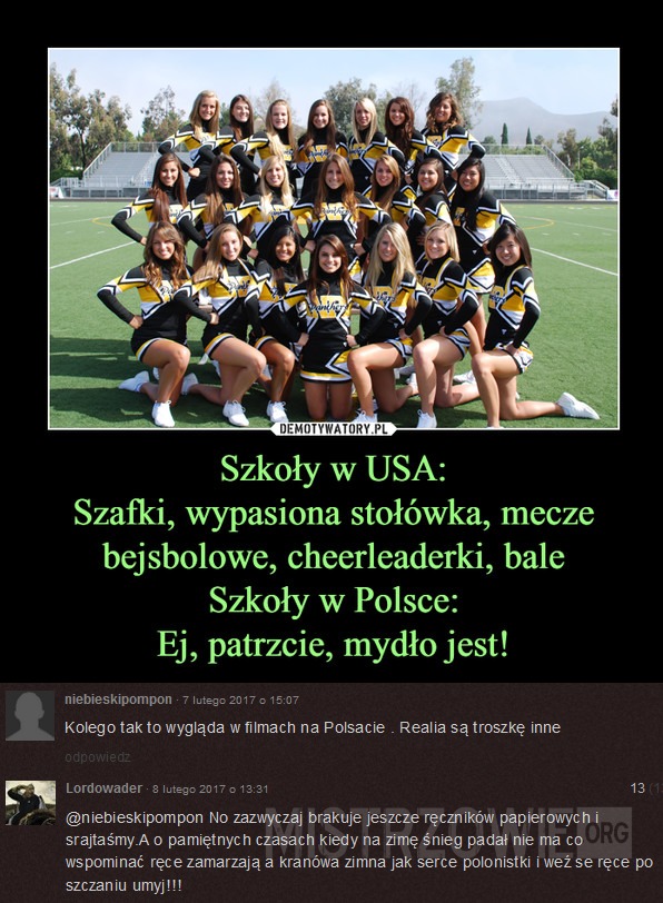 Szkoły w USA i w Polsce –  