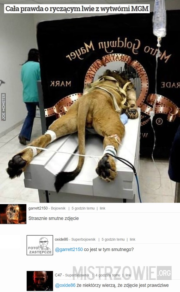 Cała prawda o ryczącym lwie z wytwórni MGM –  
