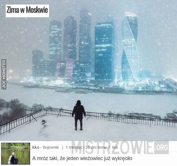 Zima w Moskwie –  