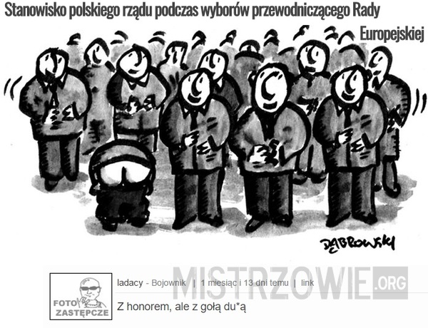 Stanowisko polskiego rządu –  