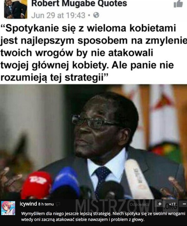 Robert Mugabe –  