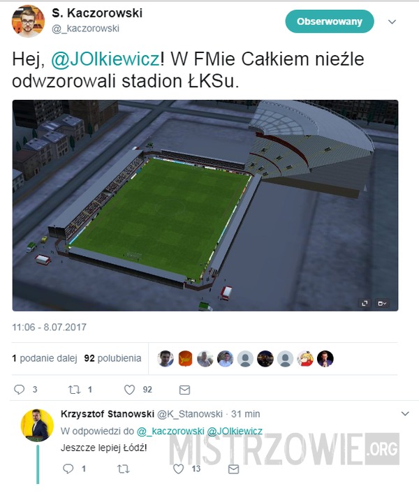 ŁKS Łódź w Football Managerze –  