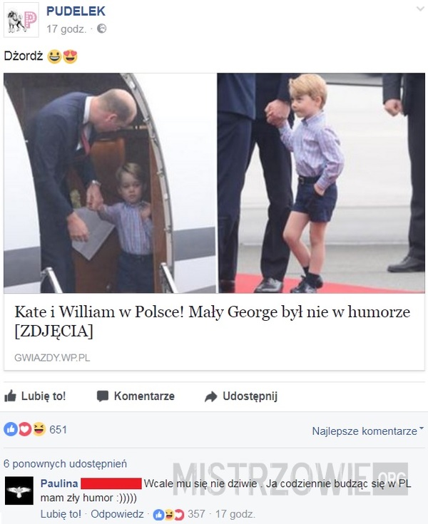 Kate i Wiliam w Polsce –  