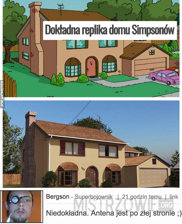 Dokładna replika domu Simpsonów –  
