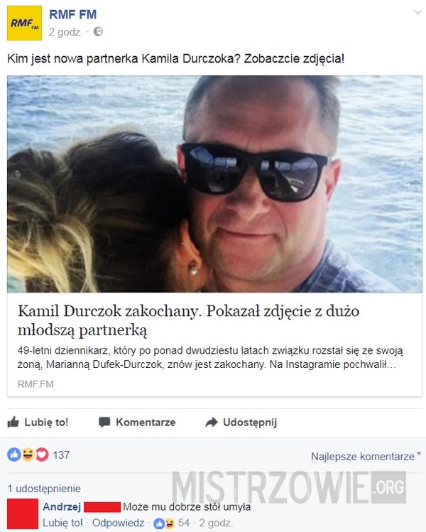 Nowa partnerka Kamila Durczoka –  