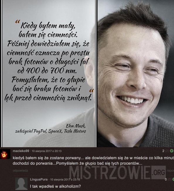 Elon Musk –  