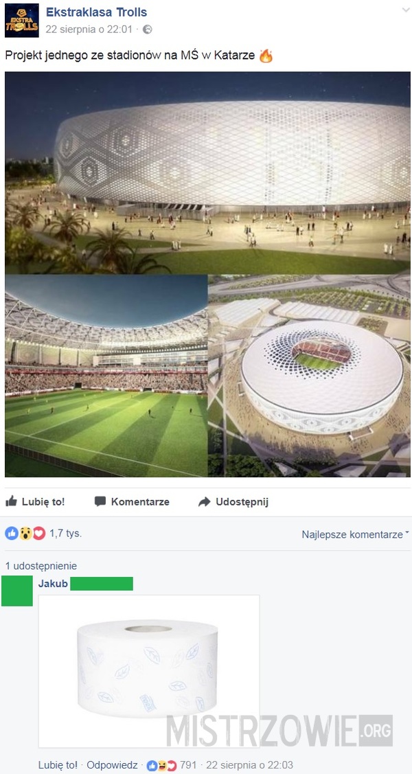 Stadion na MŚ w Katarze –  