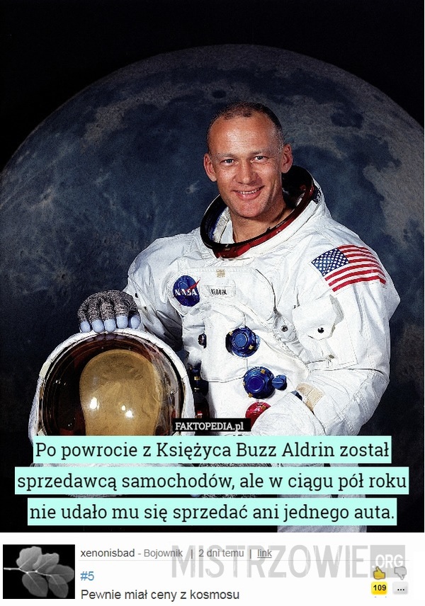 Buzz Aldrin –  