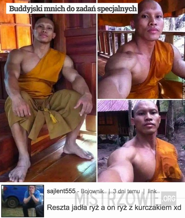 Buddyjski mnich do zadań specjalnych –  
