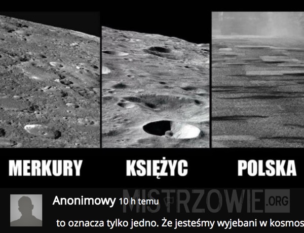 Merkury vs księżyc vs Polska –  