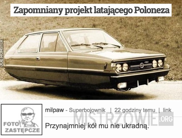 Zapomniany projekt latającego Poloneza –  
