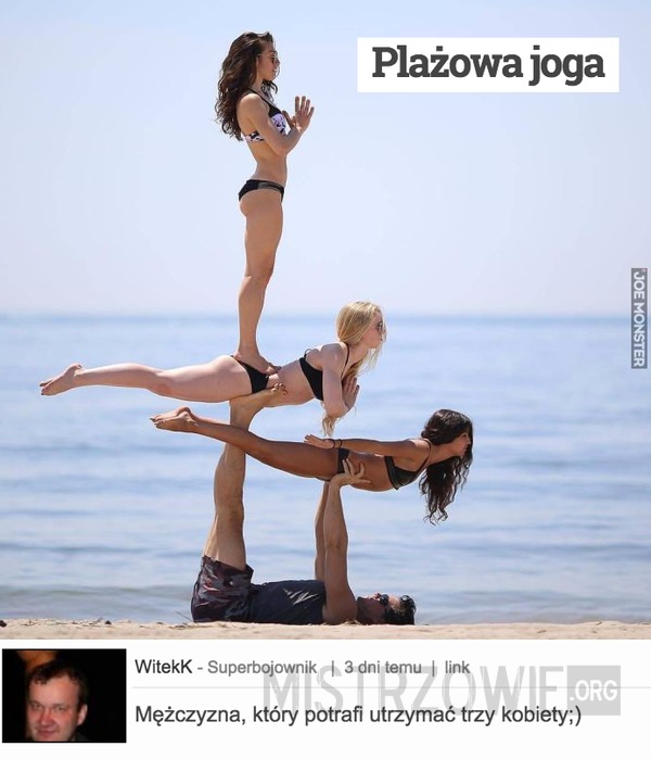 Plażowa joga –  