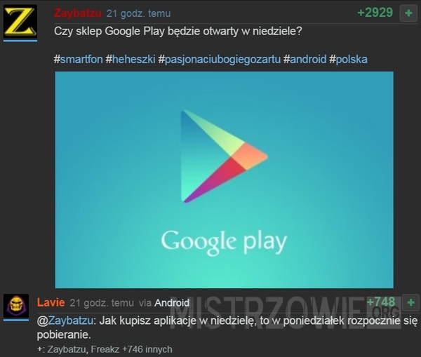 Google Play –  