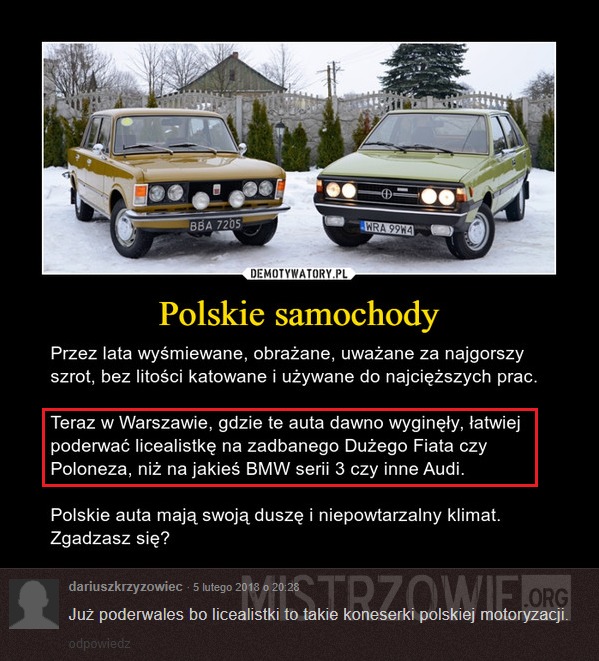 Polskie samochody –  